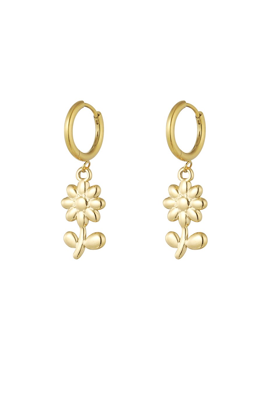 Elegante bloemen oorbellen