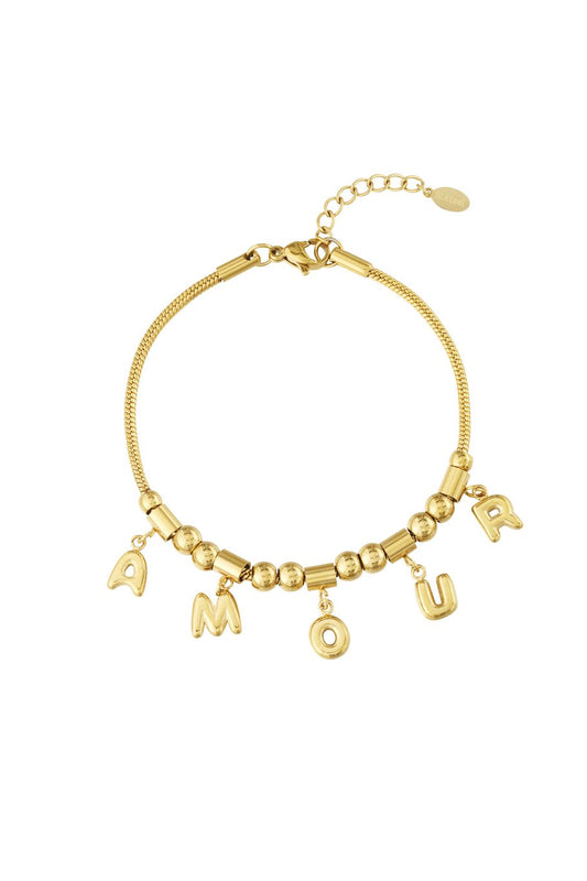 Armour armbandje gold
