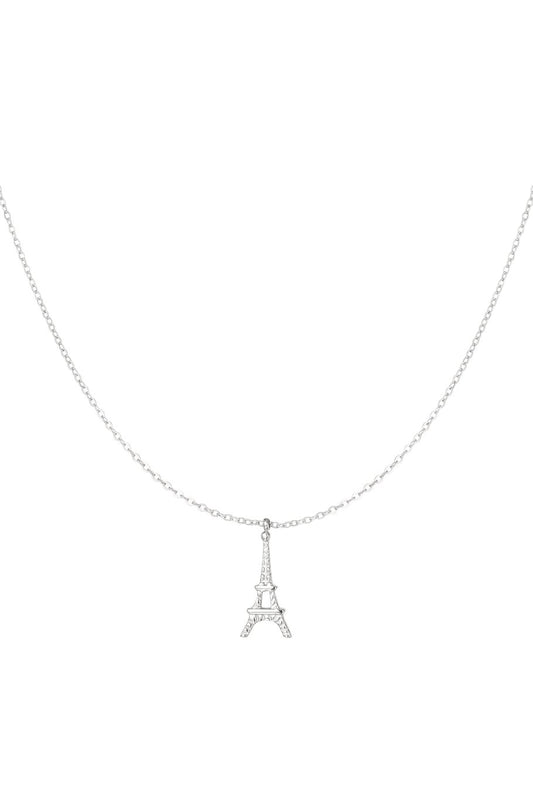 Ketting Eiffeltoren zilver