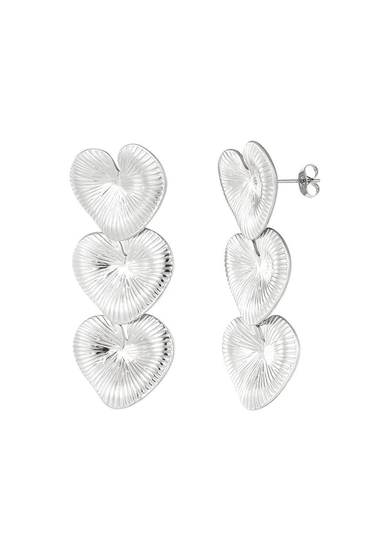 Oorbellen Love all Over zilver